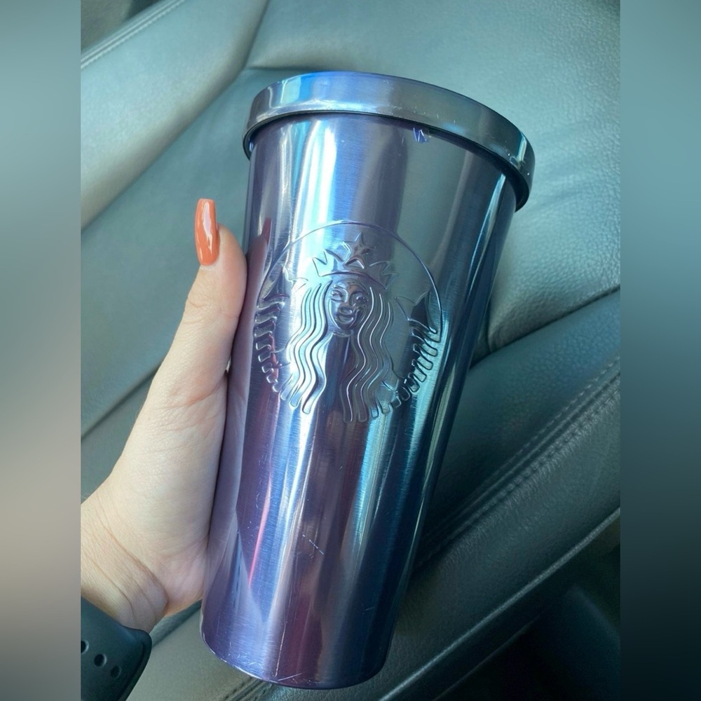 Starbucks Iridescent Purple Stainless Steel Tumbler 16oz